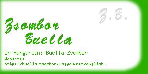 zsombor buella business card